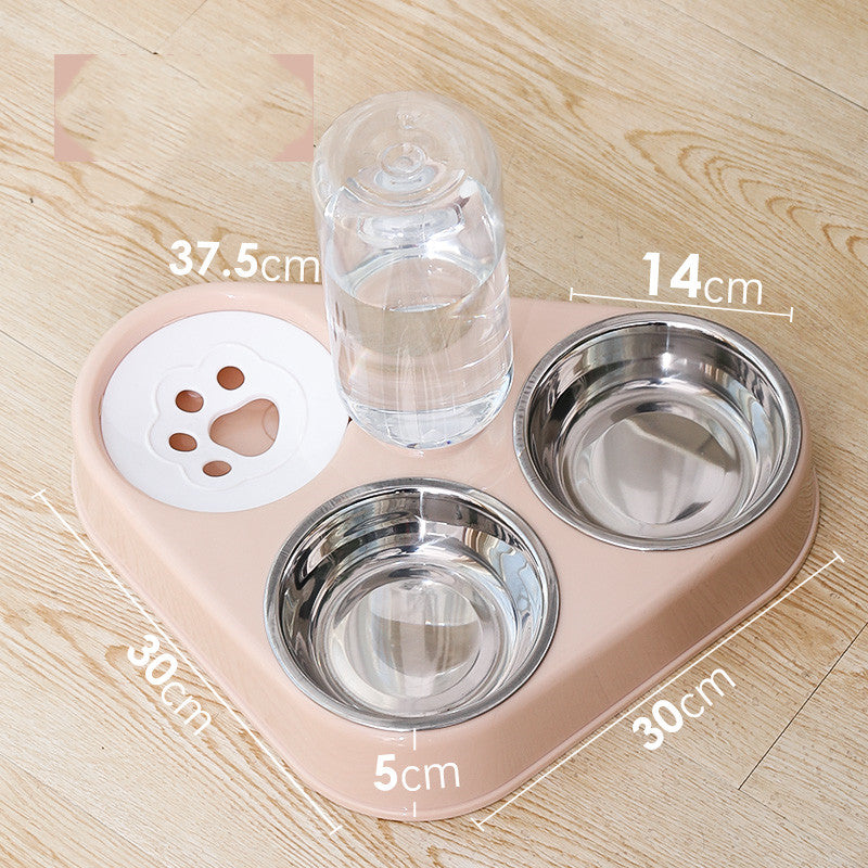 Easy-Clean Pet Food and Water Dish for Daily Use