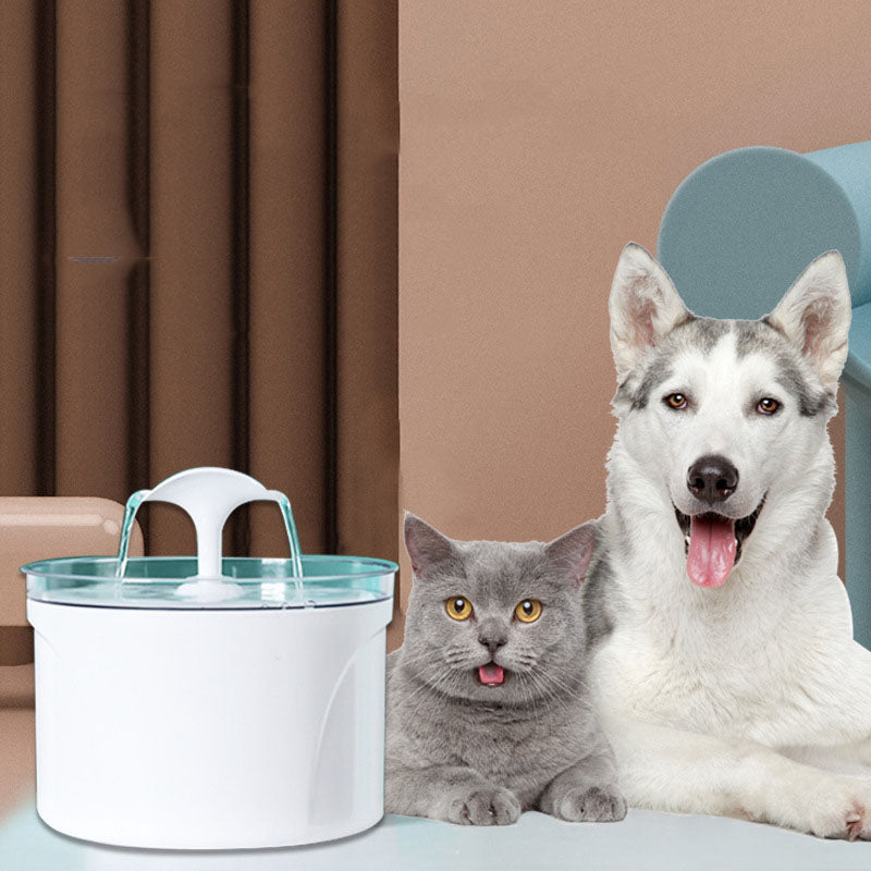 Automatic Pet Water Fountain with LED Display for Dogs & Cats