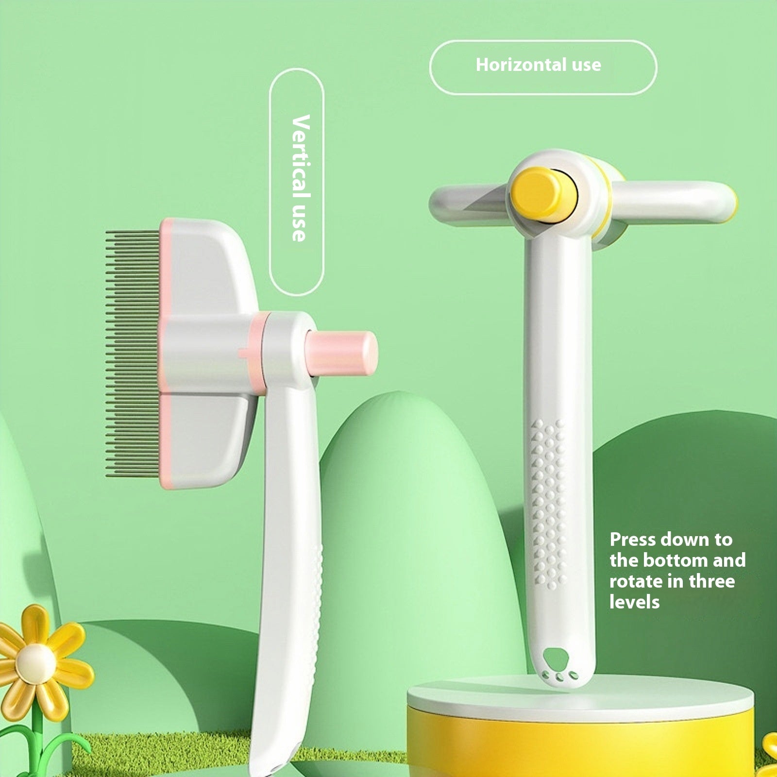 Magic Deshedding Comb for Tangle & Flea Removal