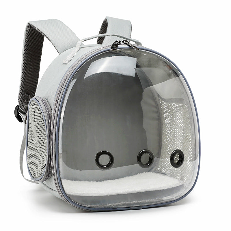 Comfortable Transparent Pet Backpack for Safe Travel