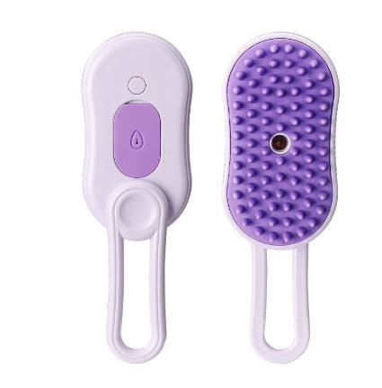 Professional 3-in-1 Electric Steam Brush for Pet Grooming